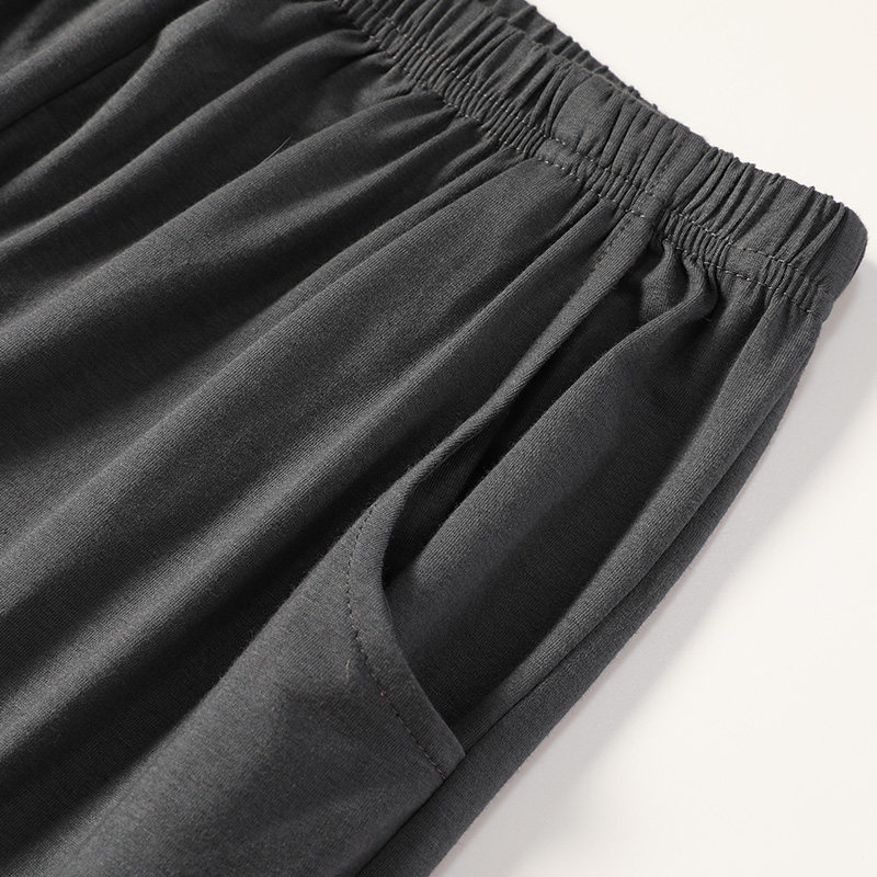 夏季男士莫代尔冰丝长袖男套装睡衣 丝萝春秋睡衣/家居服套装