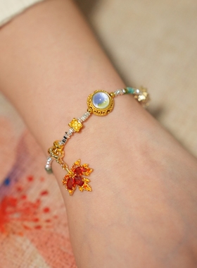 原创设计礼物文艺国风纯银手链女