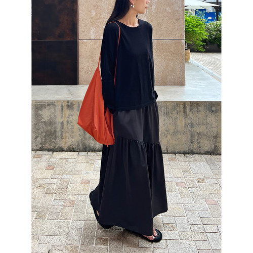 （2色) Plain Sight 基础必入 三醋酸羊绒套头衫 - 图2