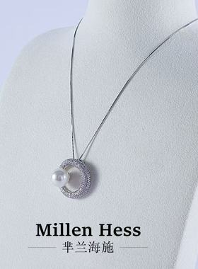 星月神话珍珠吊坠项链女2025新爆款配礼服气质轻奢小众澳白高级感