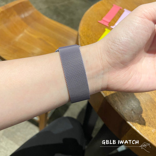 适用苹果手表表带磁吸金属米兰applewatchS11987男女iwatchSE46潮 - 图1