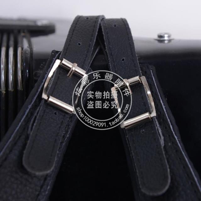 炫彩乐器包袋/带--厂家直销店手风琴48贝斯背带60手风琴背带72/80/96/120贝司纯牛皮红黑双肩带1