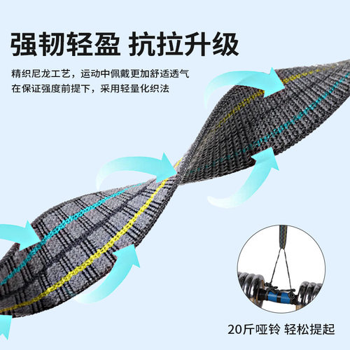 适用华为Watch5 Pro/GT5/4表带尼龙运动速干佳明三星手表表带22mm - 图0