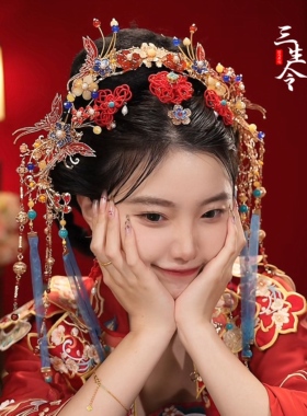三生令【妙笔生花】婚嫁中式发饰永夜星河仙侠新娘林凌妙妙虞书欣