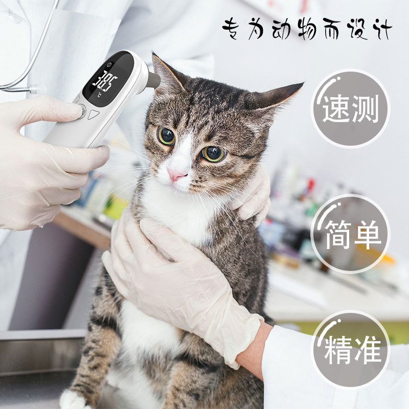 猫咪电子体温计宠物专用温度计狗狗耳温猫用测温计枪动物兽用猪用 - 图2