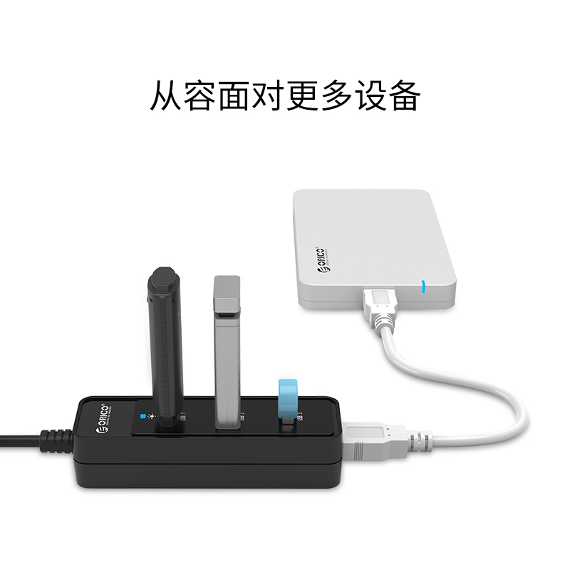 Orric usb splitter one to four USB3.0