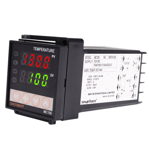 智能数显PID温控仪表温度调节控制器开关直流12V 24VDC电子控温器 - 图0