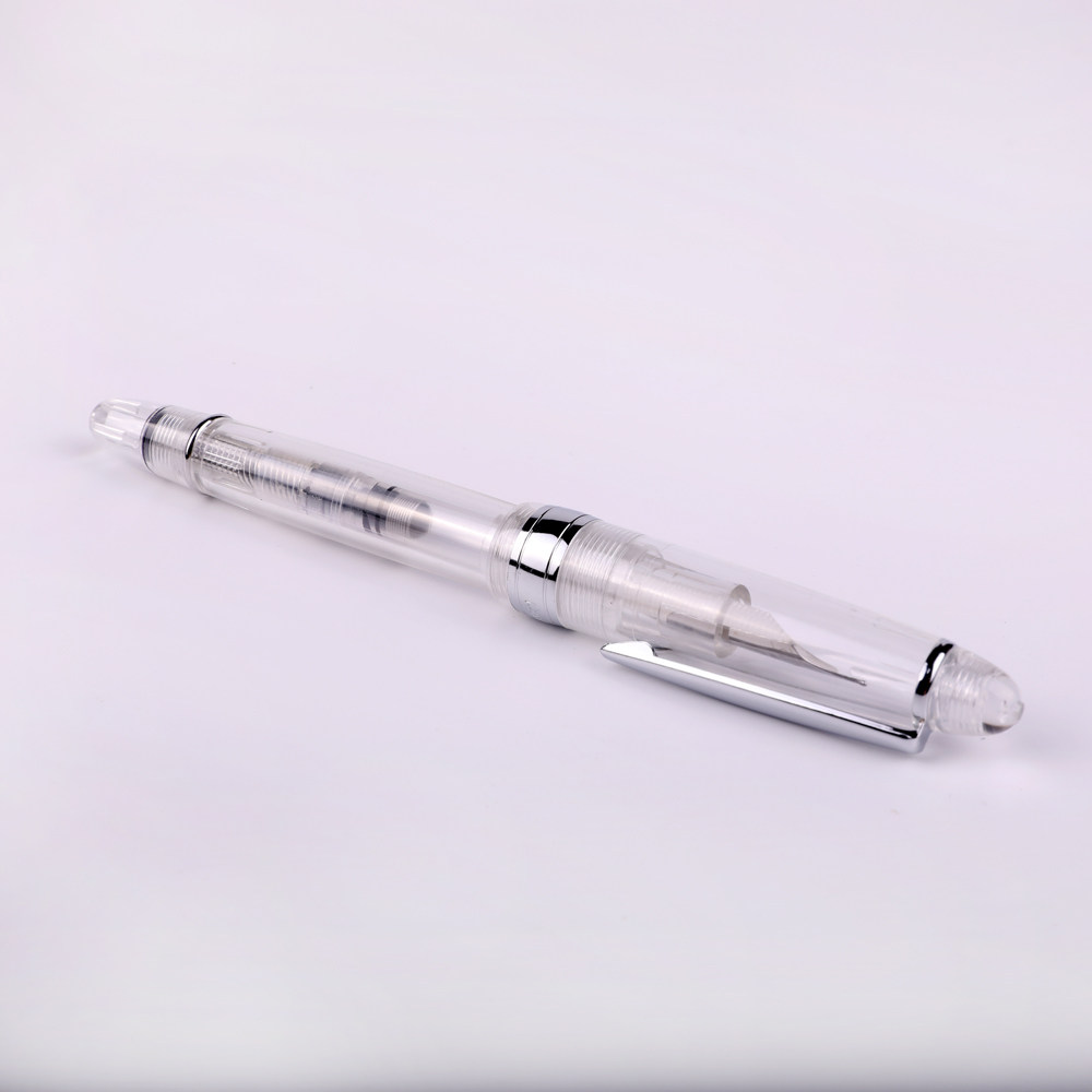 Transparent demonstration ink pen for students to write in business style
