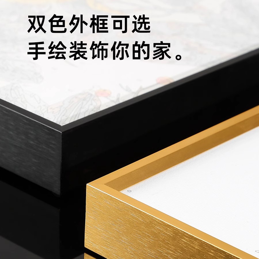 数字油画diy手工填充填色定制真人照片油彩手绘走心创意生日礼物 - 图3