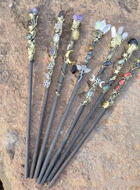 单头水晶方糖权杖紫元素