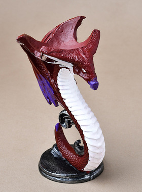 红色毒蛇摆件家居装饰品