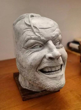 跨境新品约翰尼雕塑树脂