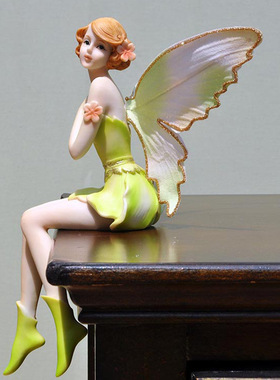厂家绿色花仙子女孩天使