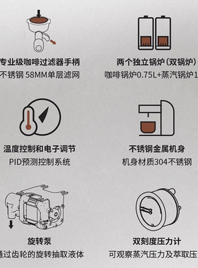 意大利原装进口旋转泵双锅炉E61