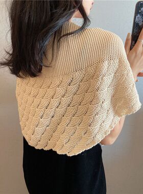 四季纯色韩版女时尚披肩高性价比