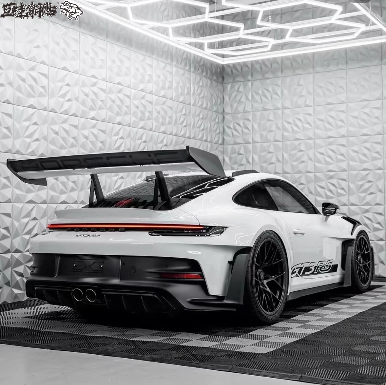 保时捷911 992GT3 RS专用车贴拉花 GT3车身侧裙赛车装饰原厂贴纸