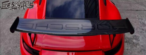 保时捷911 718  GT2 GT3RS GT4PORSCHE 改装英文拉花尾翼车贴 - 图3