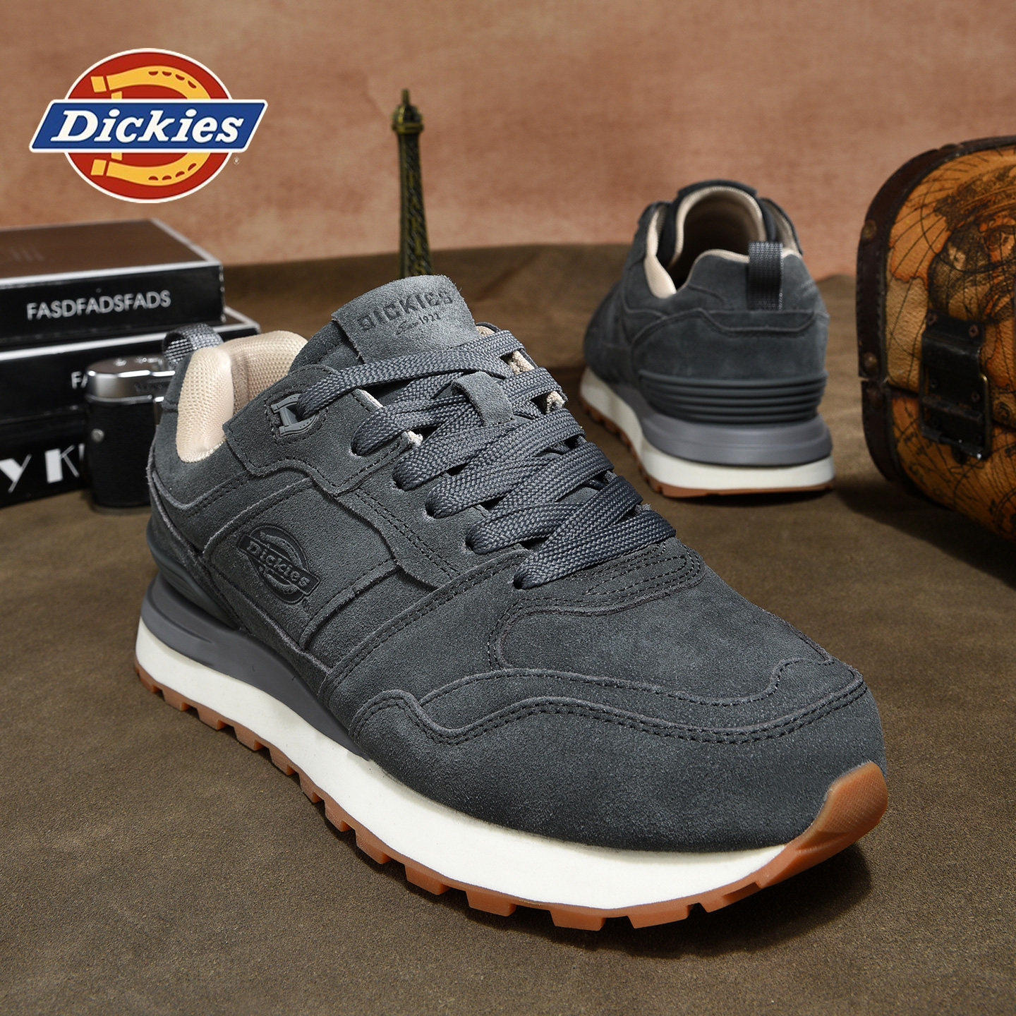 Dickies男鞋子2026新款阿甘板鞋男运动鞋男士休闲鞋秋季复古增高,淘宝优惠券,粉丝福利购,淘宝优惠卷