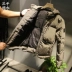Ba ngàn nước yếu Áo trùm đầu dày nam cotton cotton cao cấp cắt ba chiều Áo khoác cotton 2019 - Bông