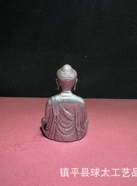 天铁古地藏王菩萨释迦牟尼佛像小摆件迷你参拜禅意观音小铜佛