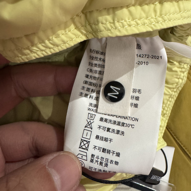 zhuhe702冬装2025新宽松小个子双拉链白鸭绒连帽短款羽绒服面包服