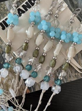 LYUMIN 冰冻提子 小众夏日清凉感 多功能编绳手链