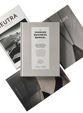 样板房摆件轻奢摆件样板房仿真书