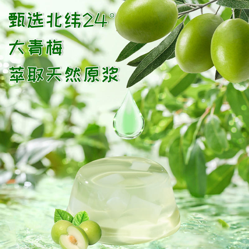 【10点抢】蜡笔小新120g*10袋青梅蒟蒻椰果果冻儿童零食f - 图0