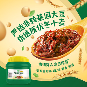葱伴侣6月香原酿豆瓣酱2kg 欣和六月香豆瓣酱东北大酱家用商用