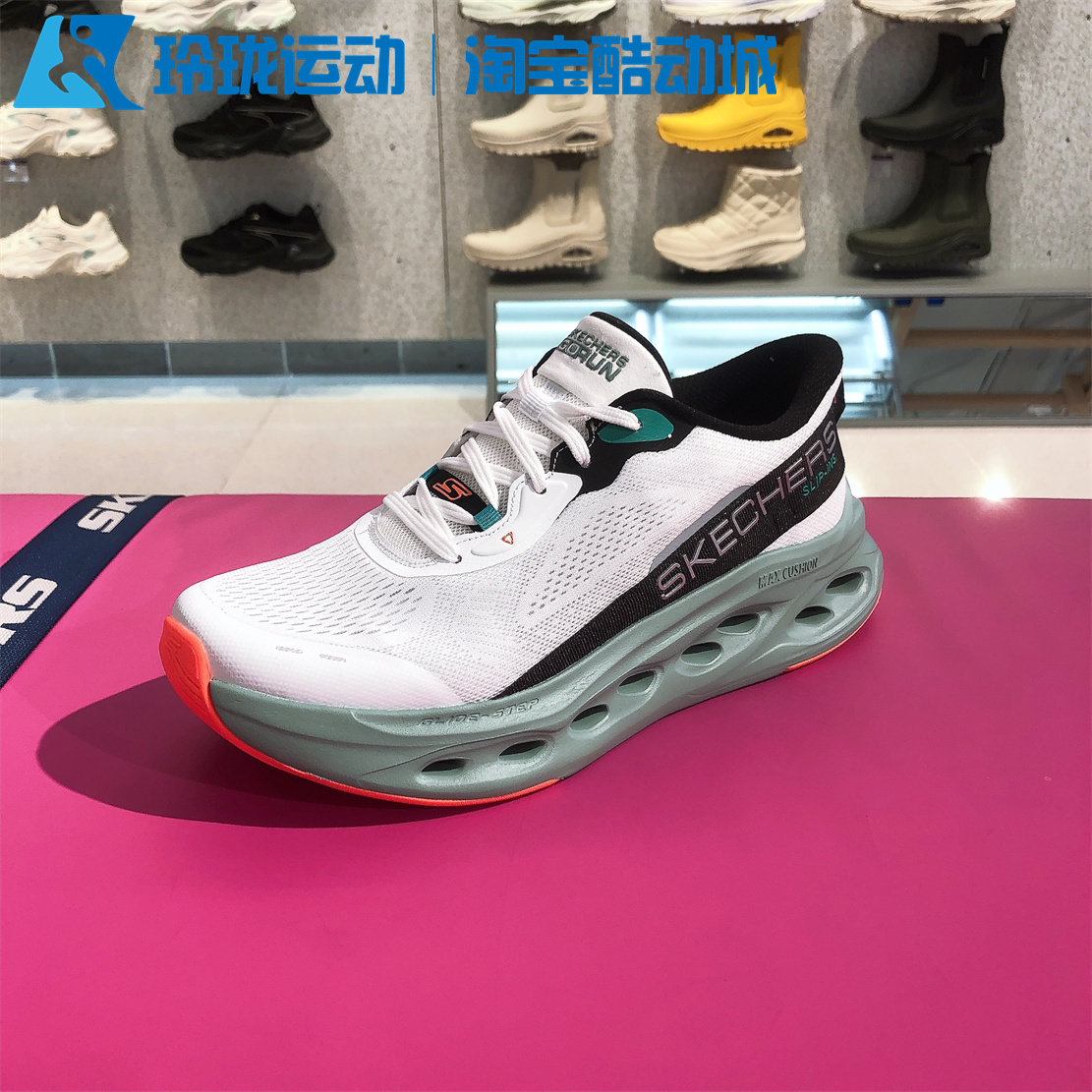 【梁朝伟同款】斯凯奇闪穿缓震回弹轻便透气跑步鞋129400/220421 - 图2