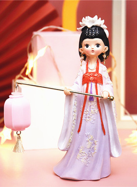 唐仕女系列玩偶汉服旅游景点摆件