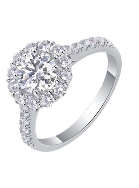 S925银真爱戒指莫桑石轻奢戒戒指 你值得拥有最闪亮