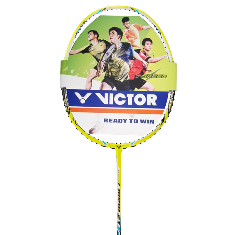 VICTOR威克多勝利羽毛球拍極速JS7勝利超輕全碳素單拍維克多球拍