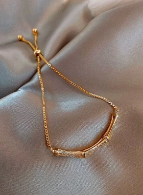 闺蜜冷淡风金色SL60881ins潮简约