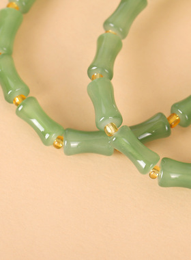 新中式竹节串珠手链小众设计