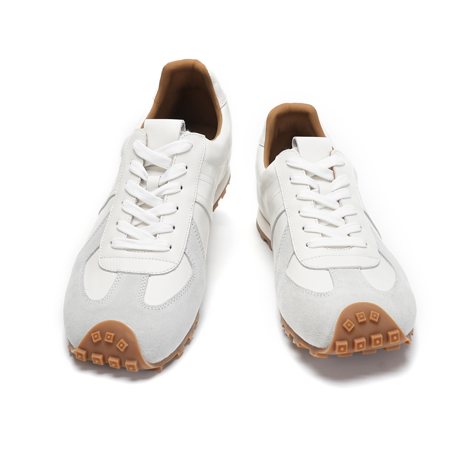 高品质 真牛皮日系复古简约时尚拼接薄底鞋男生COS德训皮鞋休闲鞋,淘宝优惠券,粉丝福利购,淘宝优惠卷