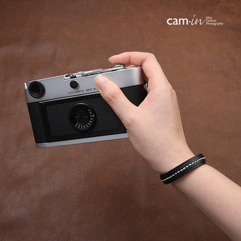 cam-in ຫນັງແທ້ Italian ທີ່ເຫມາະສົມສໍາລັບ Ricoh GR ກ້ອງຖ່າຍຮູບ wristband ກ້ອງຖ່າຍຮູບ wristband Canon Leica