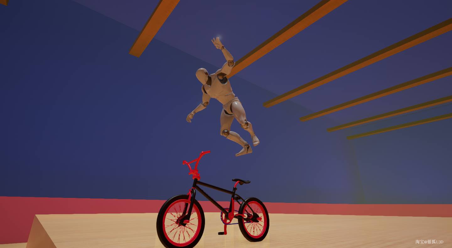 UE4 虚幻4 Cycling V1 自行车类游戏开发模版 蓝图资源