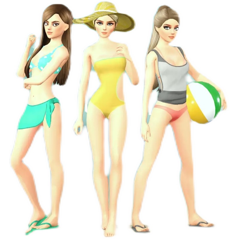 U3D模型 沙滩女孩乐园 Ultimate Beach Girls 1.0.1 - 图3