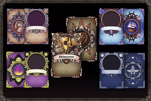 U3D卡牌设计素材合集 TCG Card Design 2D 卡牌设计素材含PSD - 图1