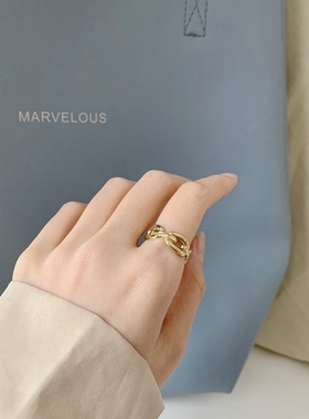 戒指轻奢小众高级感欧美时尚钛钢