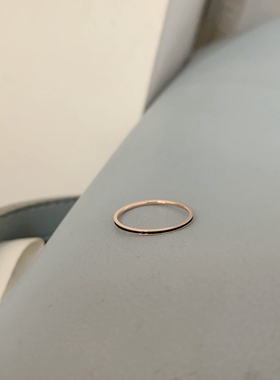 钛钢不掉色时尚细款潮ins戒指