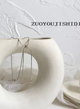 项链INS冷淡风不褪色抽拉百搭网