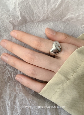 女钛钢复古百搭戒指不掉色