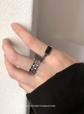 男女款合金时尚个性复古百搭冷淡风