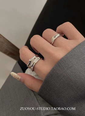 小众高级感不规则开口男潮女戒
