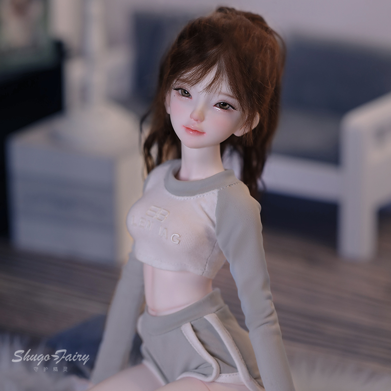 原创正版4分bjd娃娃Xana哈娜少女运动装SD人形玩偶多关节可动玩偶 - 图2