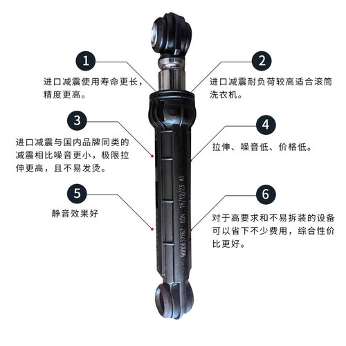 适用西门子WS10M368TI WS08M360TI WM10S360TI洗衣机减震器避震器 - 图0