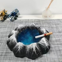 Personality Fashion Home Bar Folk Sleeping Nets Red Tides New Chinese Creative Pendulum Pieces Gift Snowy Mountain Styled Ashtrays