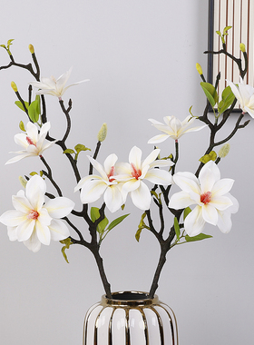 橘梦玉兰花客厅佛山仿真花单品